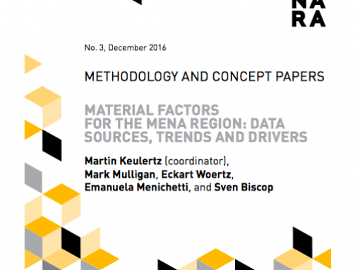 Material Factors for the MENA Region: Data Sources, Trends and Drivers