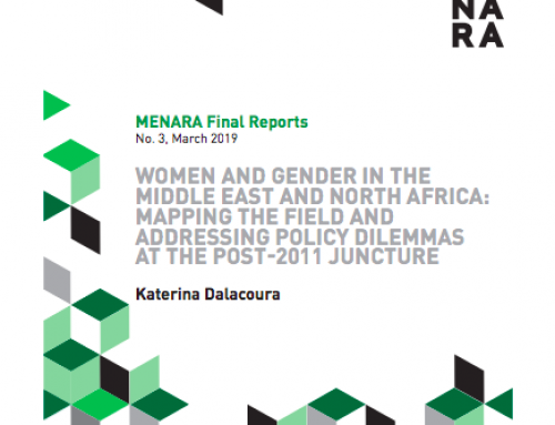 Women and Gender in the Middle East and North Africa: Mapping the Field and Addressing Policy Dilemmas at the Post-2011 Juncture